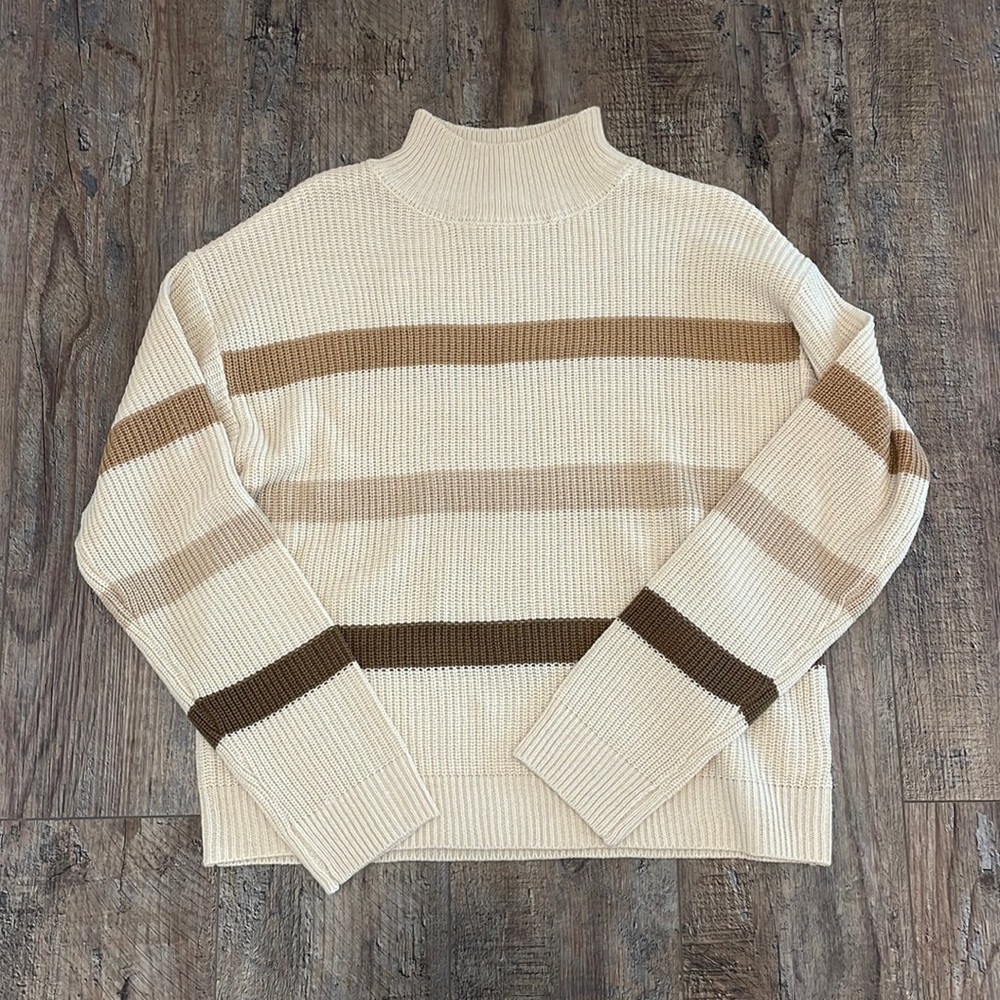Brown Pink Lily Sweater